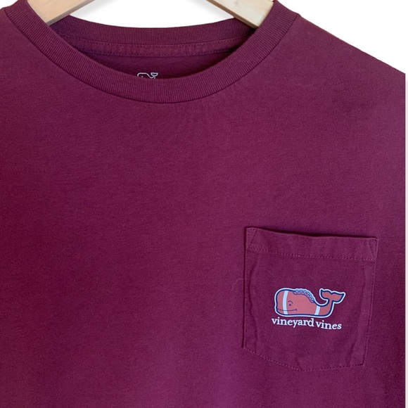 Vineyard Vines Boys' Football Whale Long-Sleeve Pocket Tee - Picture 4 of 8